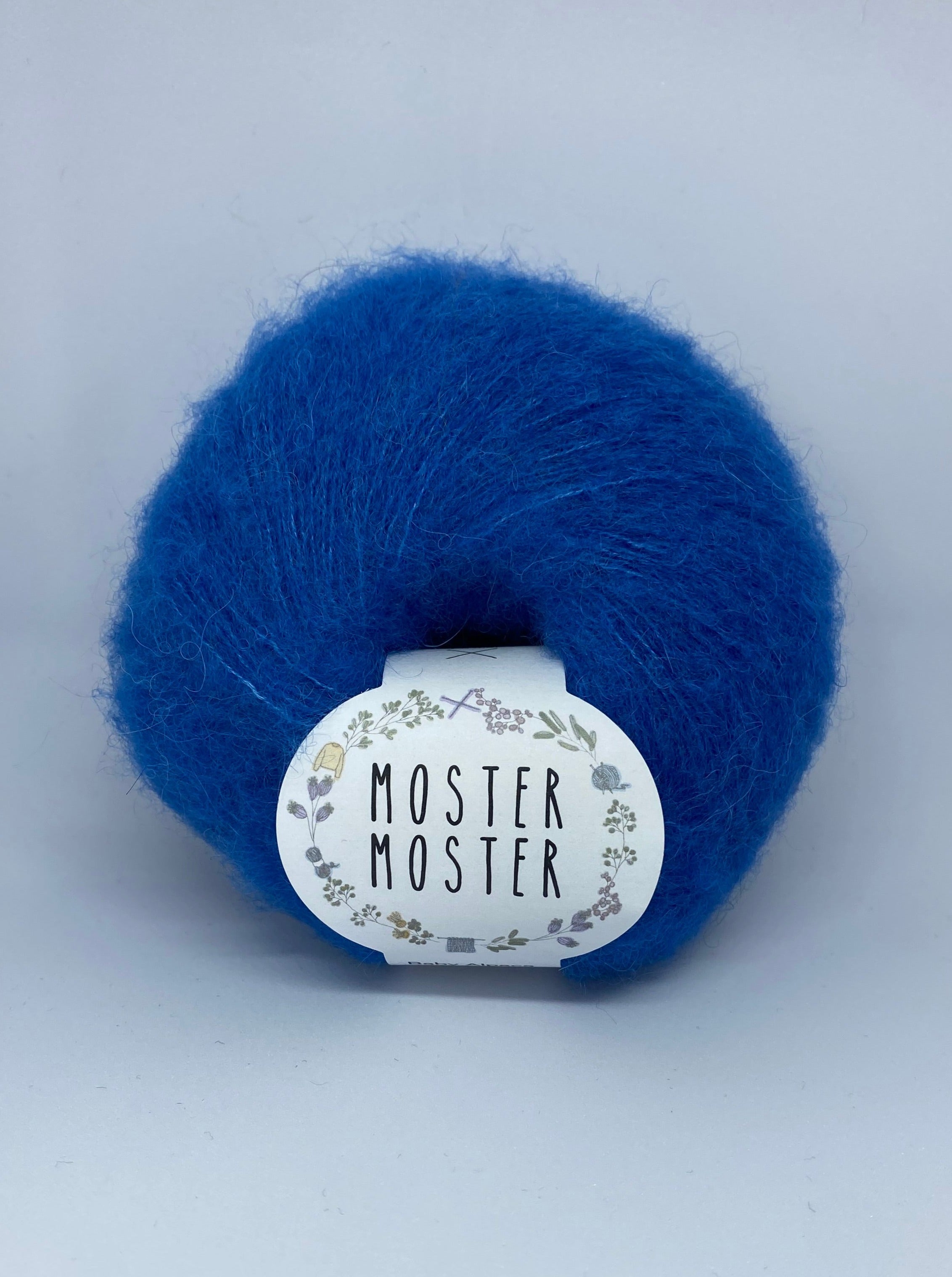 COBALT BLUE (BABY ALPACA SILK MOHAIR)